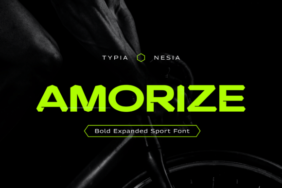 Amorize: A Modern Display Font for Bold Design