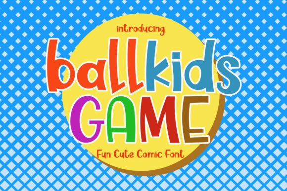 Ballkids Game: The Playful Font for Creative Projects