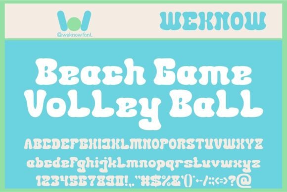 Beach Game: A Stylish Display Font for Modern Design