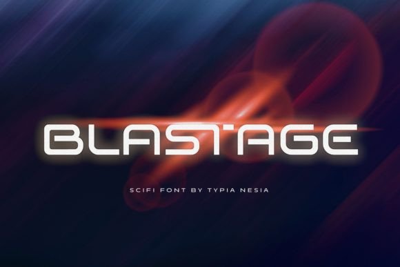 Blastage: Futuristic Typography for Modern Design