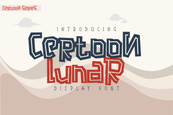 Certoon Lunar: A Playfully Skeletal Font for Creative Projects