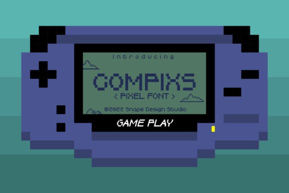 Compixs: A Retro Pixel Font for Creative Design