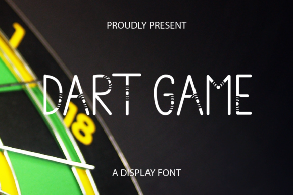 Dart Game: A Clean Display Font for Modern Designers