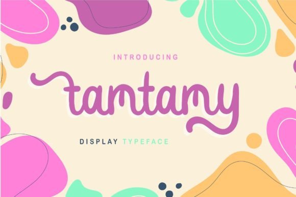 Discover Tamtamy: A Charming Display Font for Creative Design
