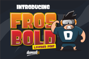 Fros Bold: A Display Font for Bold, Fun Design Projects