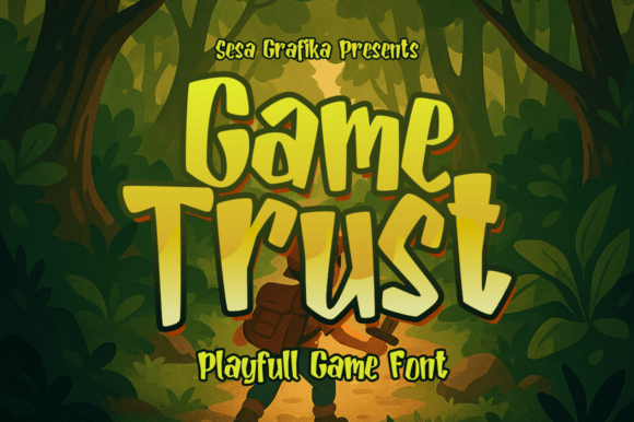 Game Trust: A Bold and Fun Display Typeface
