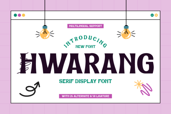 Hwarang: Elevate Your Creative Projects with This Display Font