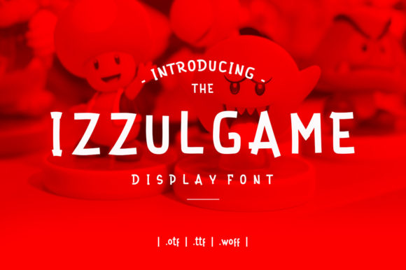 Izzul Game: A Unique Display Font for Creative Projects
