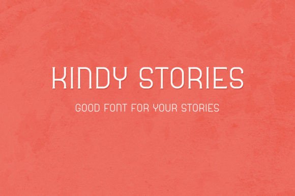 Kindy Stories: A Font for Creative Game Branding