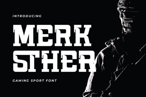 Merksther: The Bold Gaming Font for Dynamic Designs