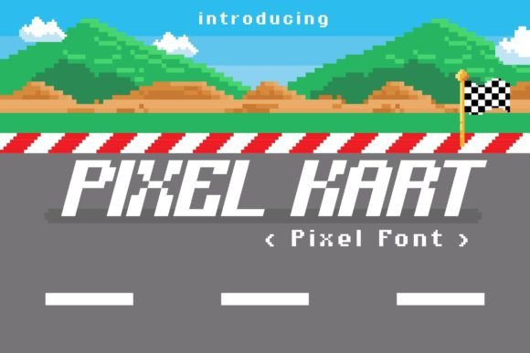 Pixel Kart: The Ultimate Retro Display Font