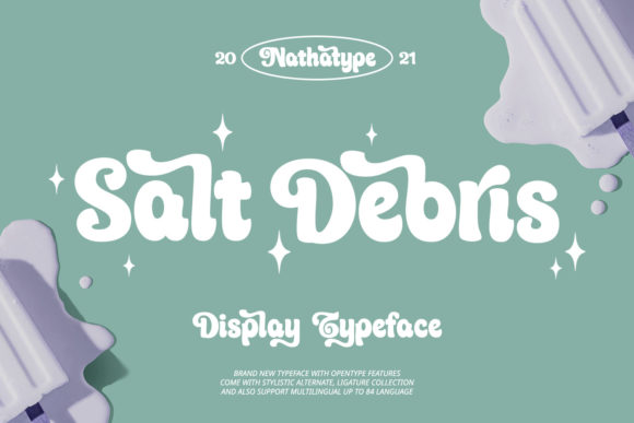 Salt Debris: The Statement Display Font for Bold Branding