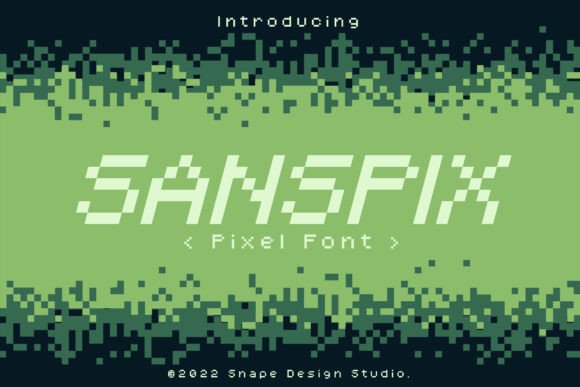 Sanspix: A Retro Pixel Font for Modern Creative Projects