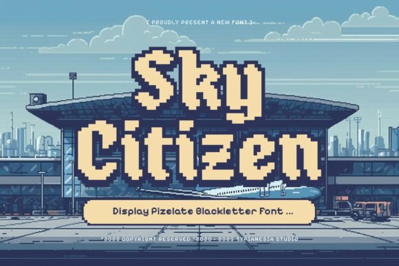 Sky Citizen: Merging Gothic Tradition with Digital Pixel Art