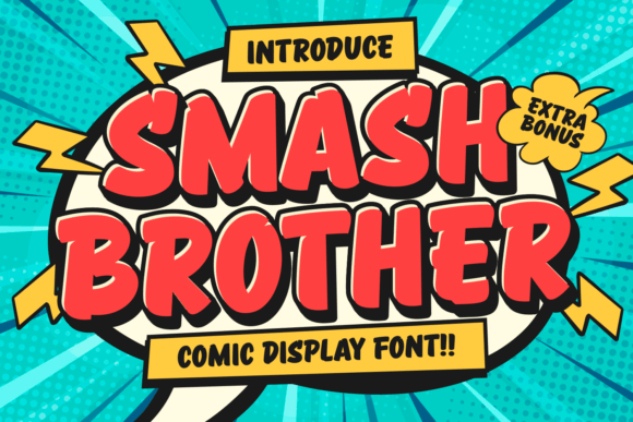 Smash Brother: The Ultimate Comic Display Font