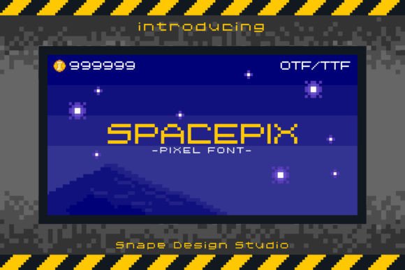 Spacepix: The Retro Pixel Font for Modern Creativity