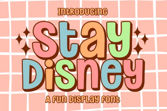 Stay Disney: A Vibrant Typeface for Joyful Design